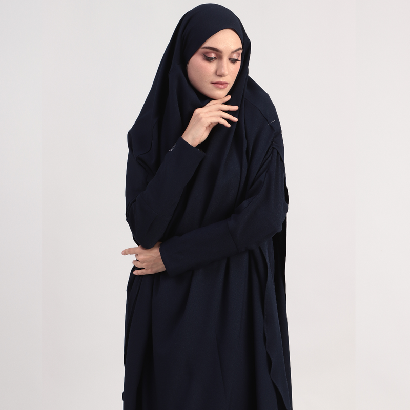 Athira Abaya Set Navy