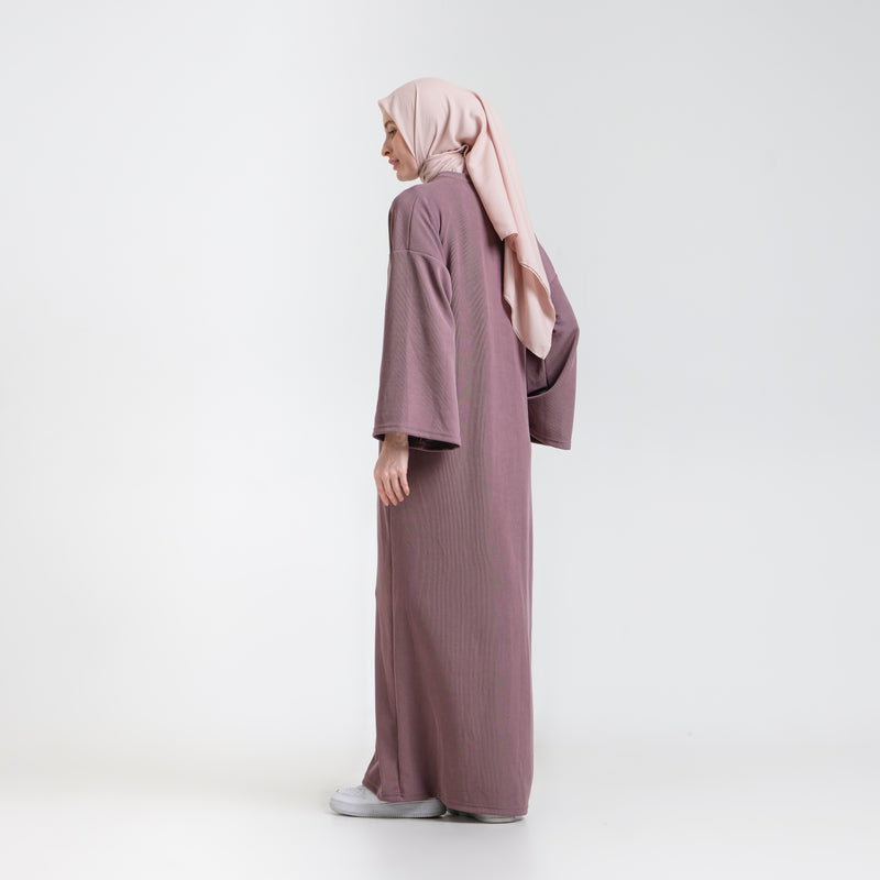 Sherine Knit Dress Rose Plum