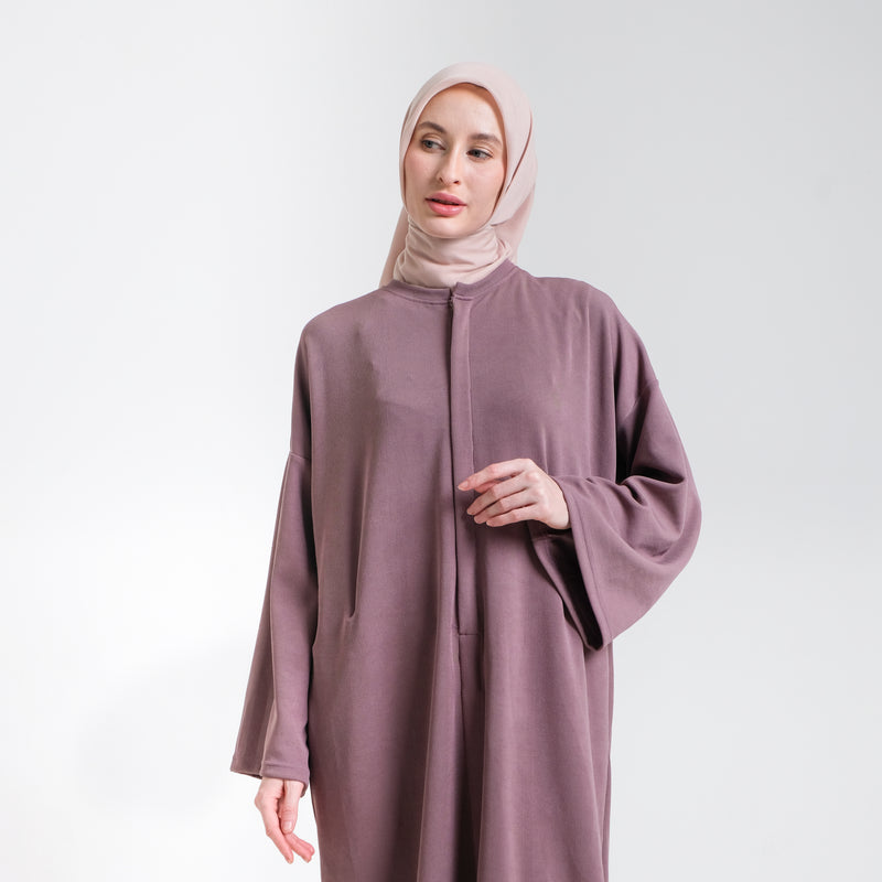 Sherine Knit Dress Rose Plum