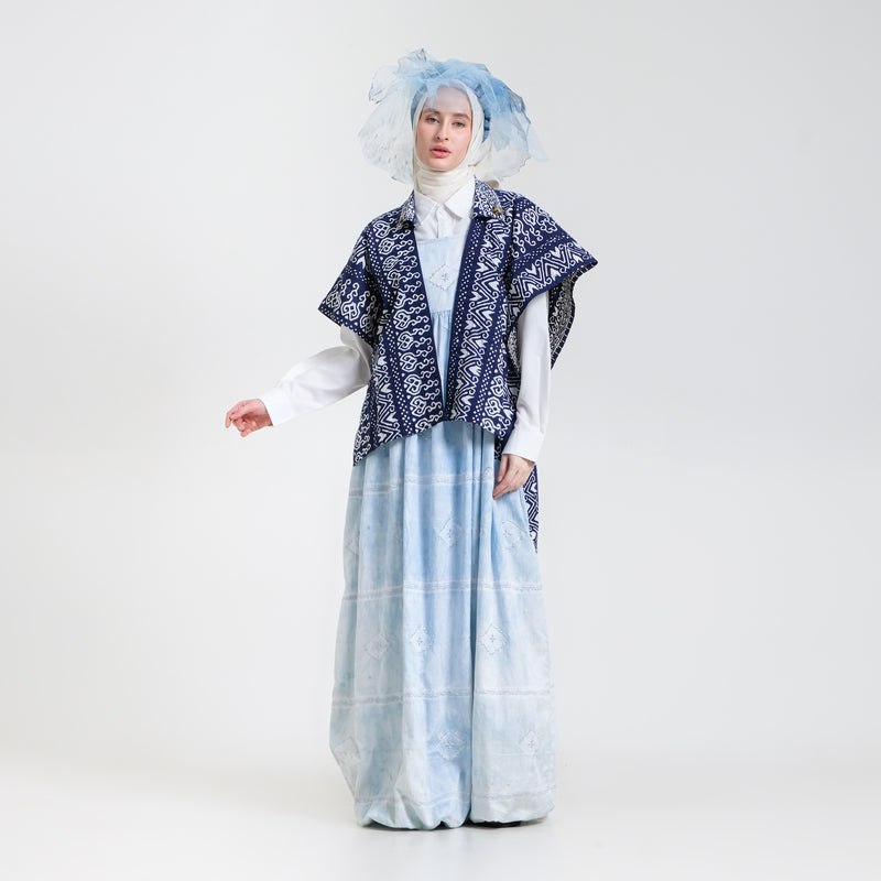 Billow Asymetric Outer Batik