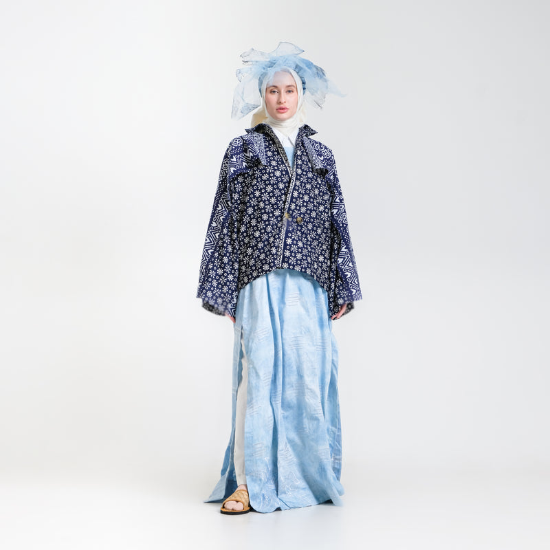Billow Crop Jacket Batik