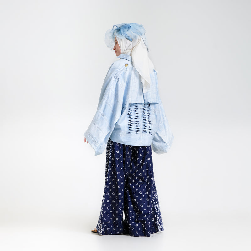 Billow Crop Jacket Tie Dye