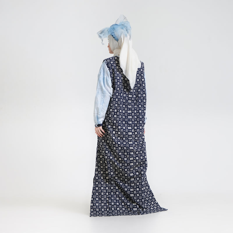 Billow Sleeveless Dress Batik