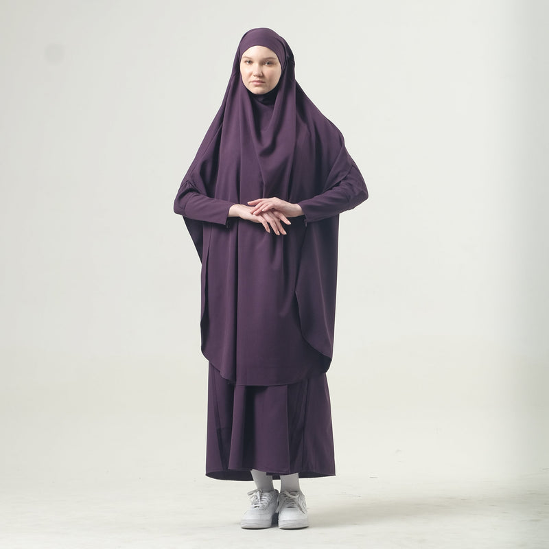 Athira Abaya Set - Purple