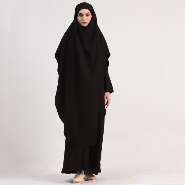 Athira Abaya Set Black