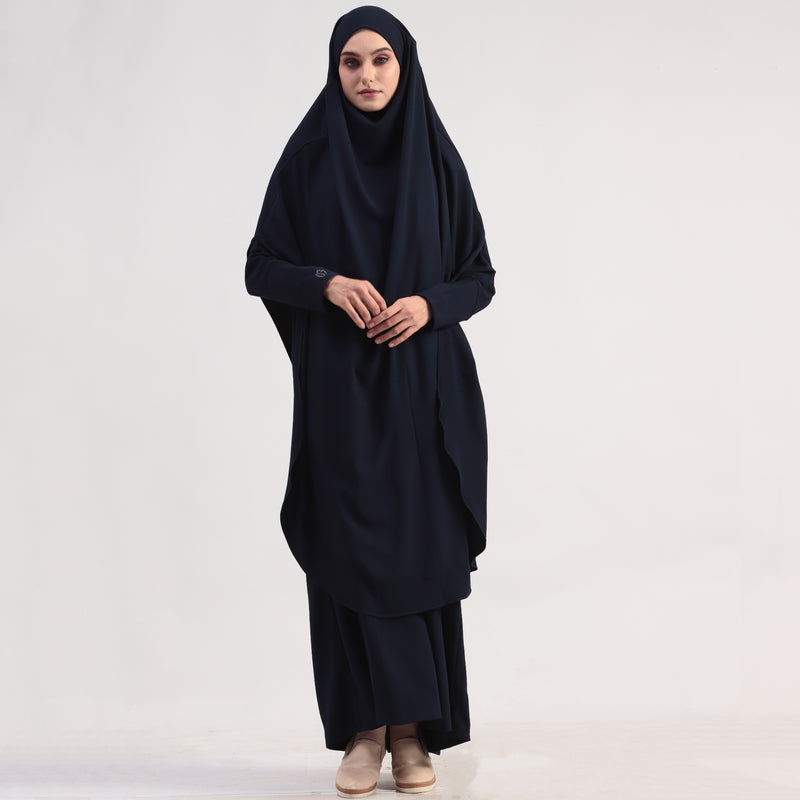 Athira Abaya Set Navy