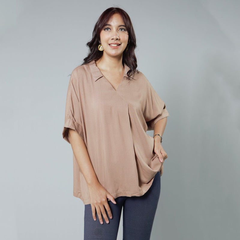 Serena Blouse Mocca