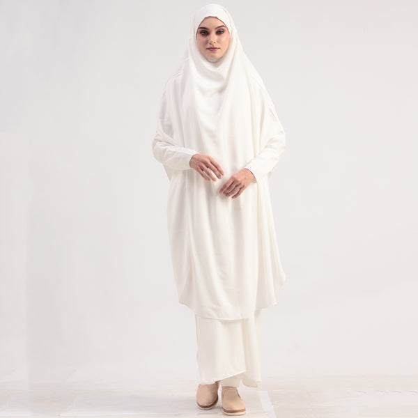 Apsara Abaya Set White