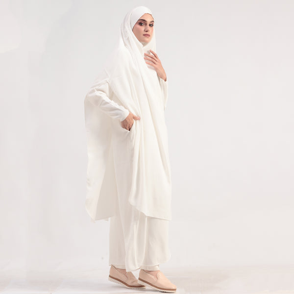 Apsara Abaya Set White