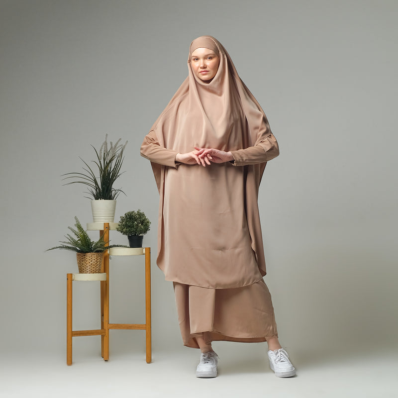 Apsara Abaya Set - Khaki