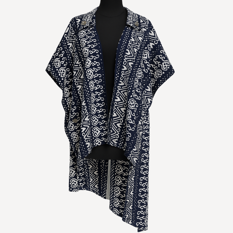 Billow Asymetric Outer Batik