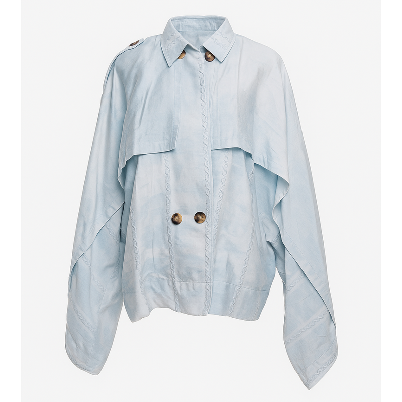 Billow Crop Jacket Tie Dye