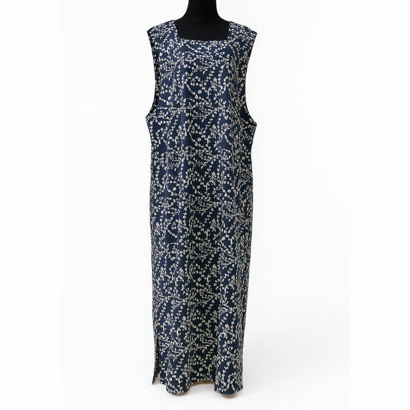 Billow Sleeveless Dress Batik