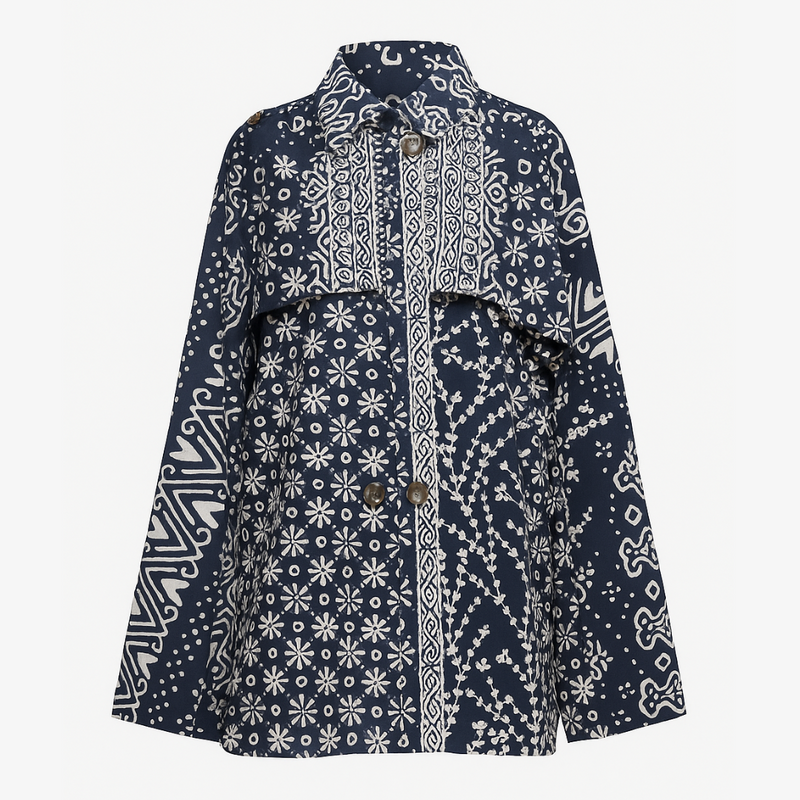 Billow Crop Jacket Batik