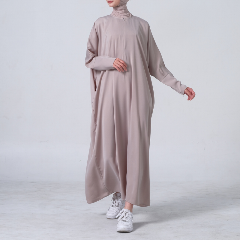 Syafiiqah Abaya Ash Grey (only dress)