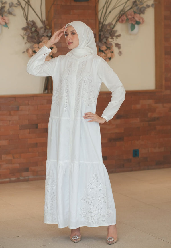 Jaleela White Dress