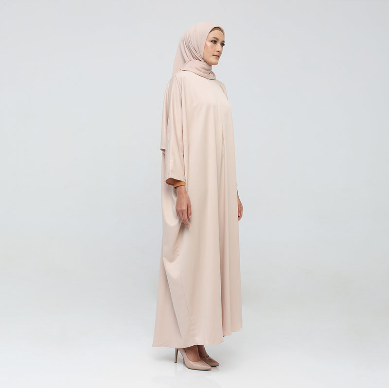 Abaya Nude Dress Oversize