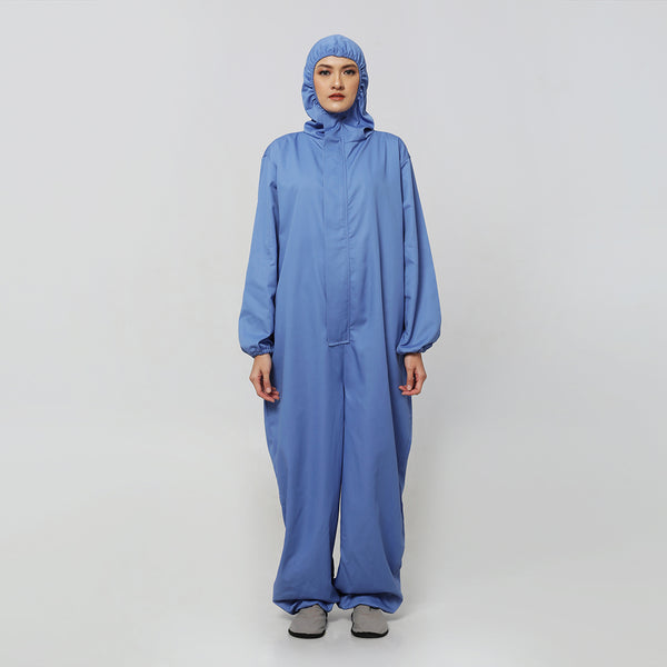 Coverall Suits Reusable Cotton Drill (Blue) by DIG