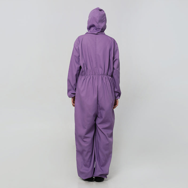 Coverall Suits Reusable Cotton Drill (Purple) by DIG