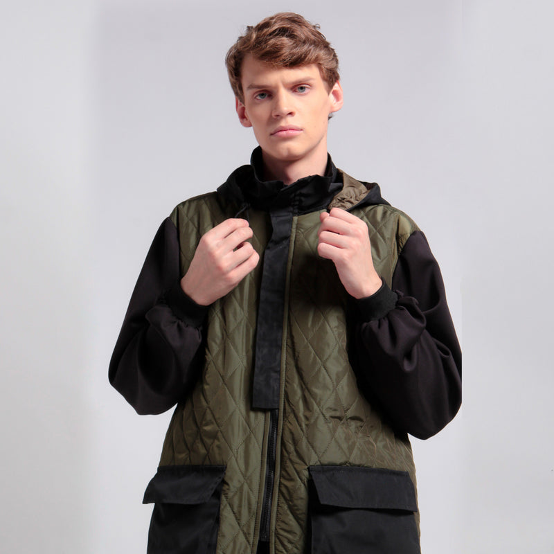 Padded Jacket Army - Hoodie