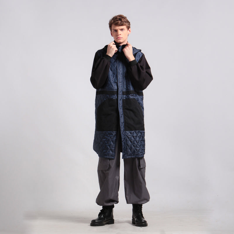 Padded Jacket Navy - Hoodie